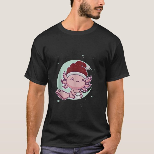 Camiseta Vaporwave Kawaii Pastel Gótico Nu Axolotl Café Mug (Anverso)