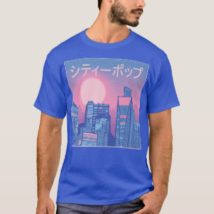 Camiseta Vaporwave Lofi Hip Hop Synthwave Japan Retro Sunse