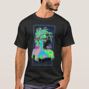Camiseta Vaporwave Medusa Mitología Gorgona en griego Medus