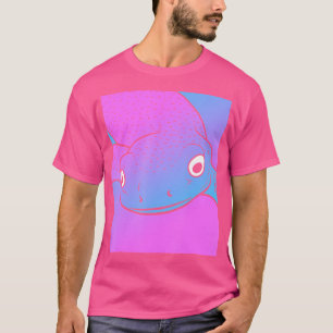 Camiseta Vaporwave Newt Gótico Pastel estético Salamander