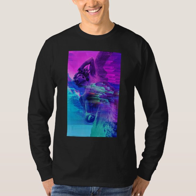 Camiseta Vaporwave Outrun Retrowave Synthwave Estética Retr (Anverso)
