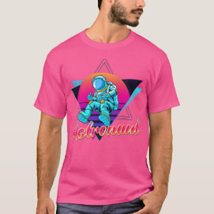 Camiseta Vaporwave retro astronauta 