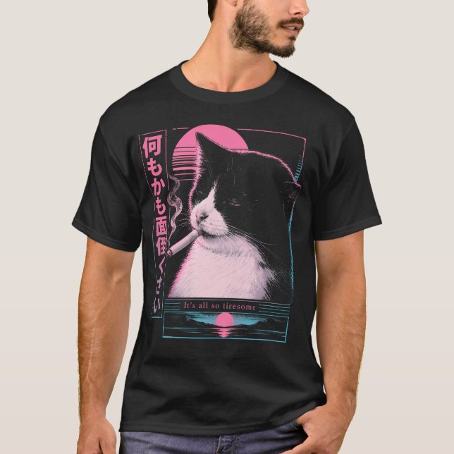 Camiseta Vaporwave Synthwave (Anverso)