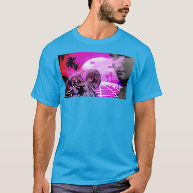 Camiseta Vaporwave Synthwave Retro Estilo Años 80 (Anverso)