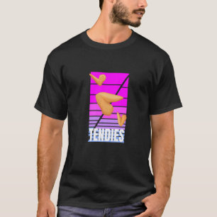 Camiseta Vaporwave tensa pollos tensa kanji japonés