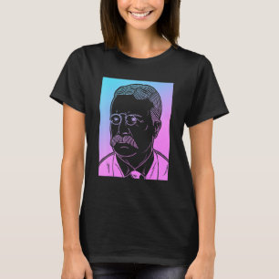 Camiseta Vaporwave Theodore Roosevelt Asthetic Pastel Gótic