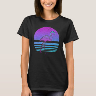 Camiseta Vaporwave Tropical Bird Lover Animal Pin