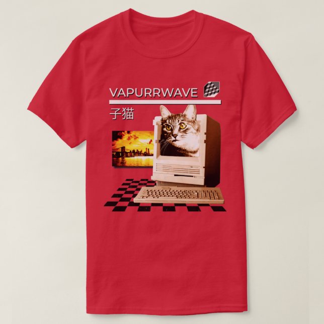 Camiseta Vapurrwave (Diseño del anverso)