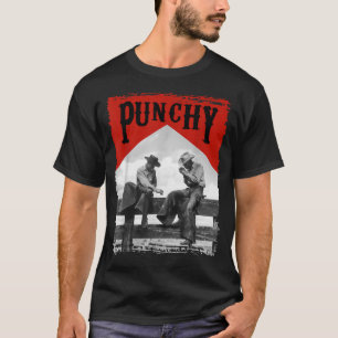 Camiseta Vaqueira de té occidental Chica de caballo Puñetaz