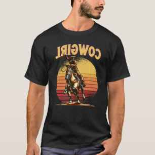 Camiseta Vaqueira inversa retro de campo