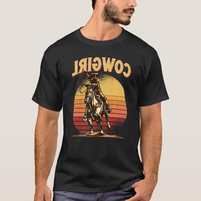 Camiseta Vaqueira inversa retro de campo (Anverso)