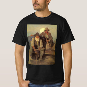 Camiseta Vaqueiros Antiguos, La Etapa de Pago por NC Wyeth