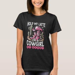 Camiseta Vaquera, ama la música country, café, bebedora de 