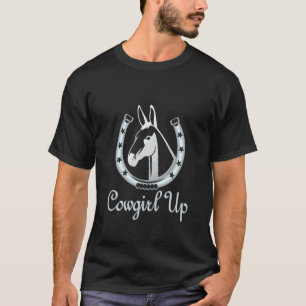 Camiseta Vaquera Arriba Mula Ecuestre de Moda