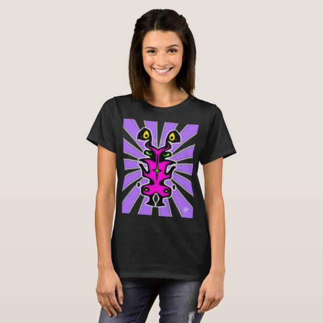 Camiseta vaquera como la criatura v2 (Anverso completo)