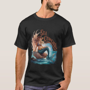 Camiseta Vaquera Concha Marina Vaquera Surfista Country Occ