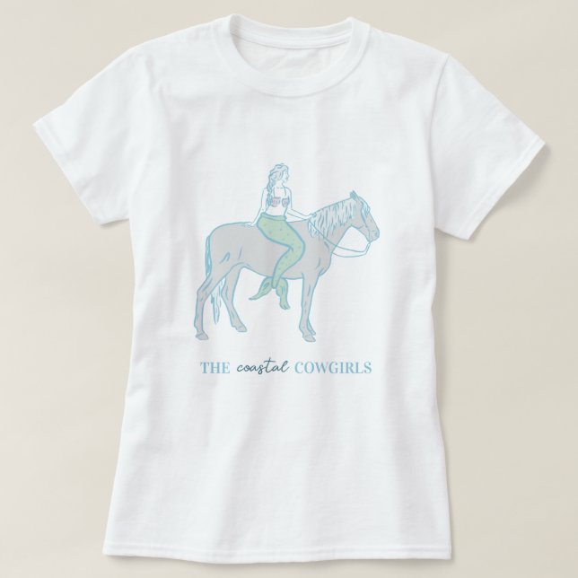Camiseta Vaquera costera (Diseño del anverso)