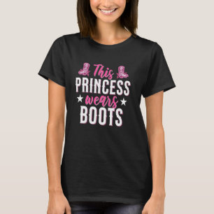 Camiseta Vaquera Country Occidental Rodeo Esta Princesa Usa