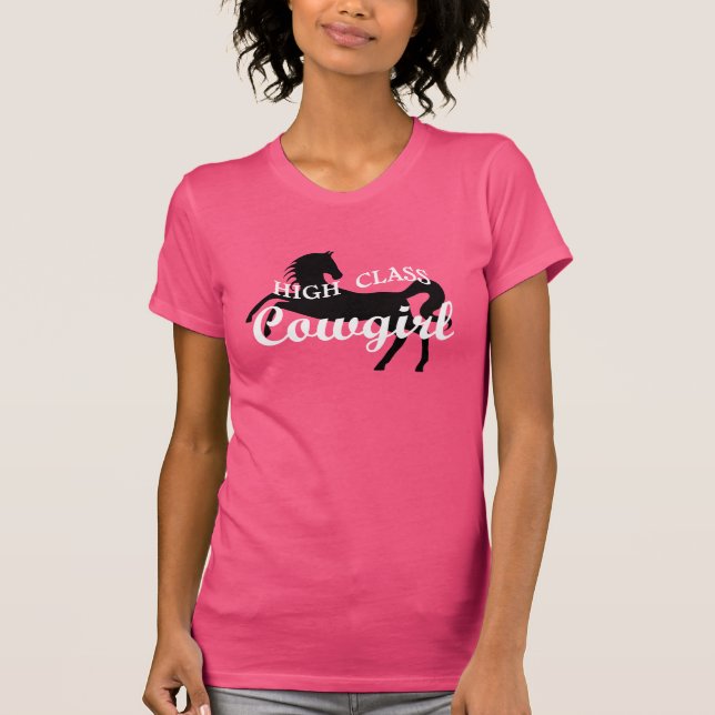 Camiseta Vaquera de clase superior (Anverso)