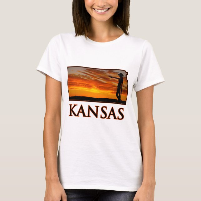 Camiseta Vaquera de Kansas (Anverso)