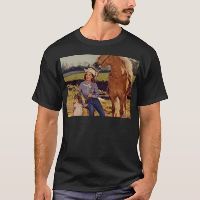 Camiseta Vaquera del vintage (Anverso)
