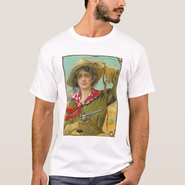 Camiseta Vaquera del vintage (Anverso)