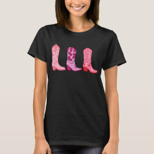 Camiseta Vaquera Linedance, Boot Cowboy Occidental 