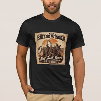 Camiseta vaquera occidental vintage