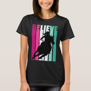 Camiseta Vaquera Retro Vintage Chicas Sureñas Caballo Occid
