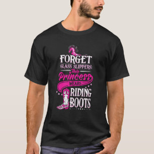 Camiseta Vaquera Vaquera Botas de montar Vaqueras
