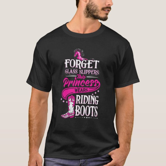 Camiseta Vaquera Vaquera Botas de montar Vaqueras (Anverso)