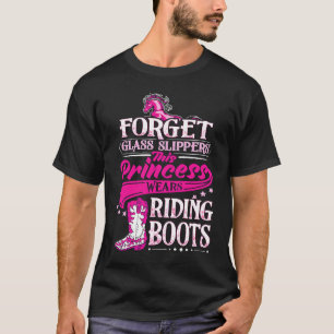 Camiseta Vaquera Vaquera Botas de montar Vaqueras