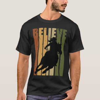 Camiseta Vaqueras de Camuflaje Creen en Carreras de Barrile