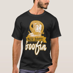 Camiseta Vaqueras divertidas con botas nuevas geniales