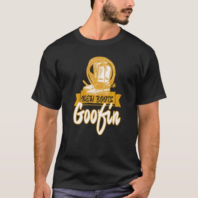 Camiseta Vaqueras Torpes con Botas Nuevas y Geniales (Anverso)