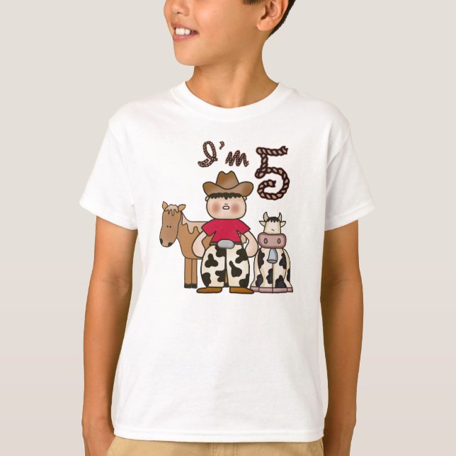 Camiseta Vaquero 5 Aniversario (Anverso)