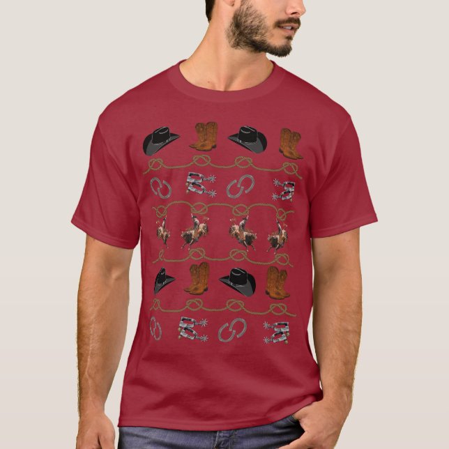 Camiseta Vaquero Country Occidental  (Anverso)