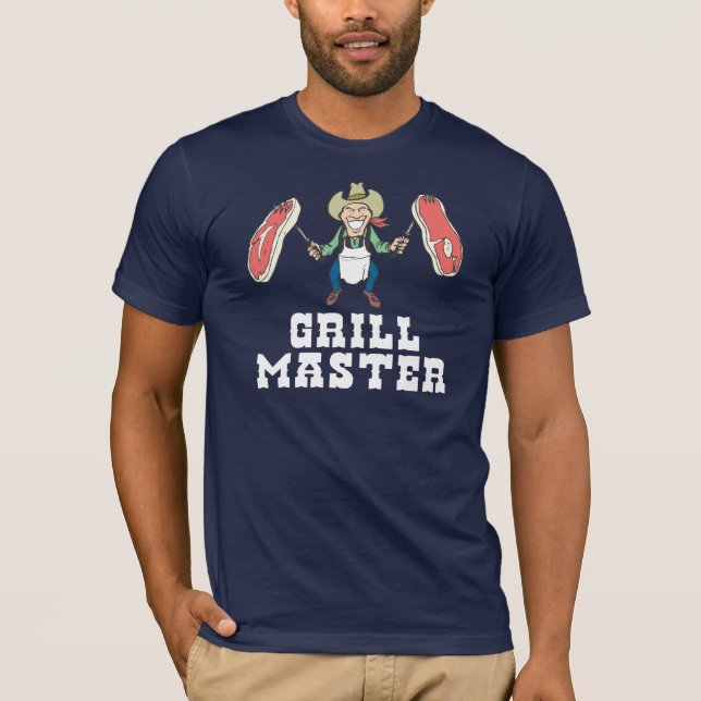 Camiseta Vaquero de Grill Master (Anverso)