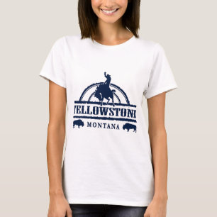 Camiseta Vaquero de Rodeo de Montana Yellowstone