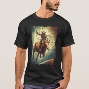 Camiseta Vaquero de Rodeo Espacial Occidental Sureño de Mon