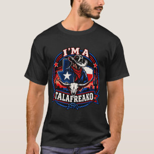 Camiseta Vaquero de Texas Longhorn Rodeo Occidental Patriót
