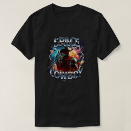 Camiseta Vaquero del espacio real en el espacio exterior