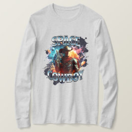 Camiseta Vaquero del espacio real en el espacio exterior