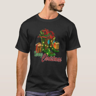 Camiseta Vaquero del oeste de Texas Boots Gorra Feliz Vaca