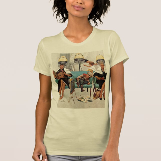 Camiseta Vaquero dormido en salón de belleza (Anverso)