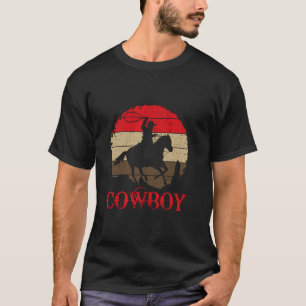 Camiseta Vaquero Enlazar Lasso Montar Caballo Rodeo