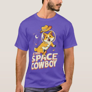 Camiseta Vaquero espacial Corgi por Tobe Fonseca
