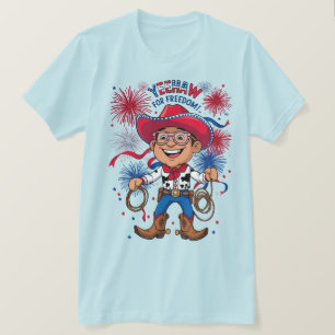 Camiseta Vaquero estrellado – Celebración del 4 de julio De
