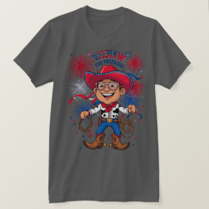 Camiseta Vaquero estrellado – Celebración del 4 de julio De