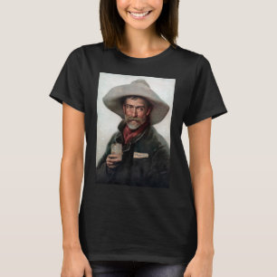 Camiseta Vaquero franco-hispano en el viejo Saloon occident